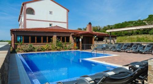 Studio apartment in Novalja with sea view, terrace, air conditioning, Wi-Fi (3565-4)