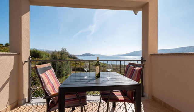 Studio flat with terrace and sea view Zubovići (Pag) (AS-4141-a)