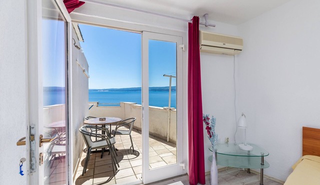 Studio flat with terrace and sea view Duće, Omiš (AS-2758-b)