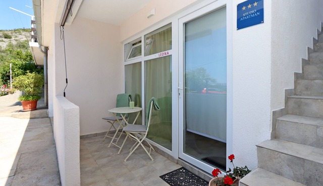 Studio flat with terrace and sea view Senj (AS-22576-b)