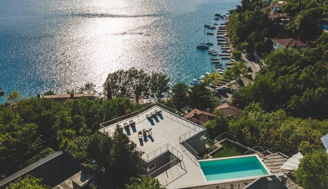 Stunning Villa Grace* with a sea view and a pool in Jadranovo