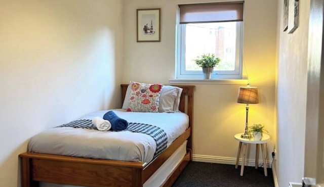 Stylish Modern Flat with Juliet Balcony & Parking