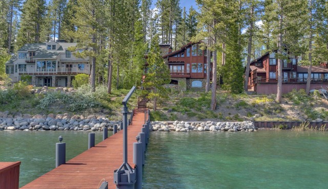 Tahoe Lakefront w/Private Pier & Hot Tub (Palatial Pines)