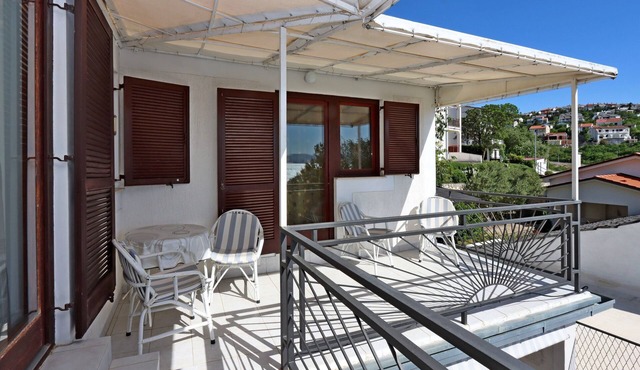 Two bedroom apartment with terrace and sea view Klenovica, Novi Vinodolski (A-5580-b)