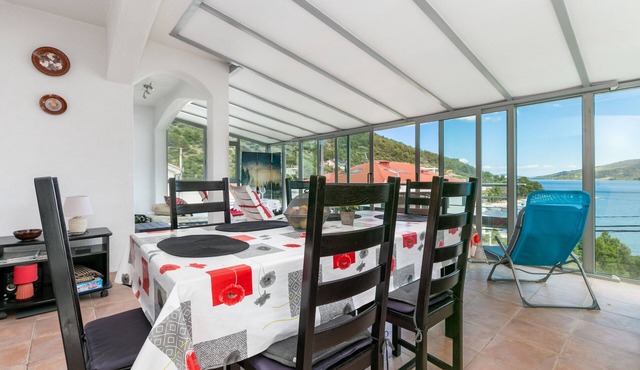 Two bedroom apartment with terrace and sea view Marina, Trogir (A-14191-a)