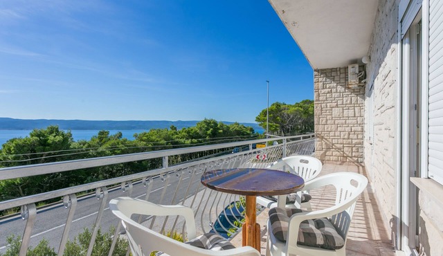 Two bedroom apartment with terrace and sea view Marušići, Omiš (A-954-a)