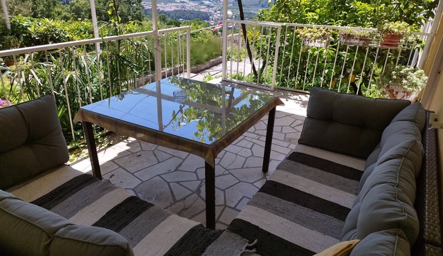 Two bedroom apartment with terrace and sea view Buići, Dubrovnik (A-24565-a)