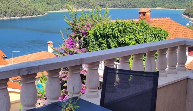 Two bedroom apartment with terrace and sea view Duga Luka (Prtlog), Labin (A-5528-b)
