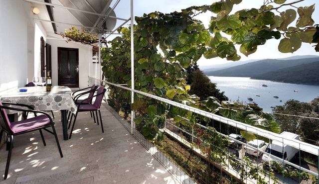 Two bedroom apartment with terrace and sea view Rabac, Labin (A-7474-b)