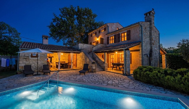 Villa Boduleri for 9 people in Central Istria with private pool & children playground
