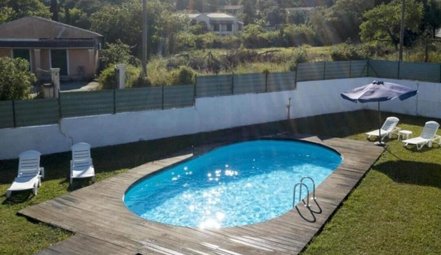 Villa 'Corfu Twins' with Mountain View, Wi-Fi and Air Conditioning