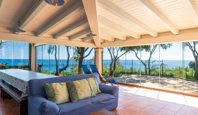 'Villa il Panorama di Orrí' with Sea View, Garden & A/C