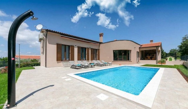 Villa Milica near Labin for 8 people with private pool & kids playground - pet friendly