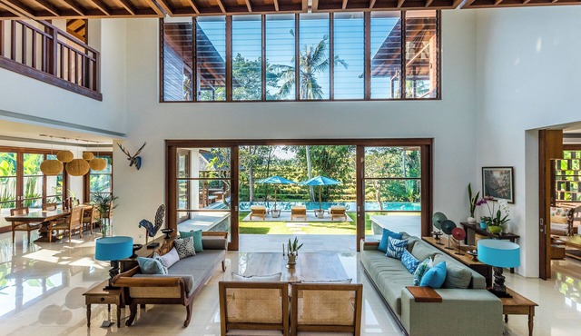 Villa Rusa Biru - Peaceful Ricefield Views in Central Canggu