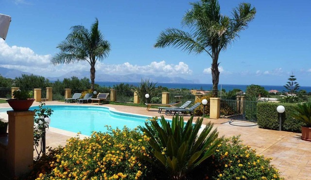 Villa San Cataldo, Terrasini Sicily with private swimming pool and sea view