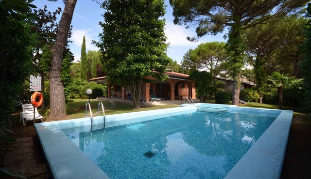 Villa with garden and pool