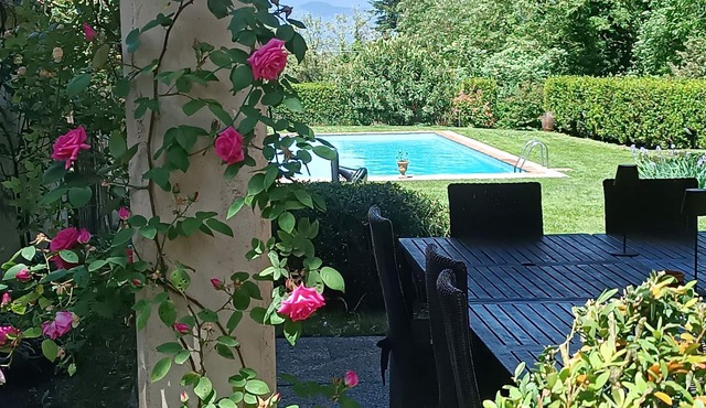 Villa XVI sec With salt water pool Wifi A/C in a fenced area