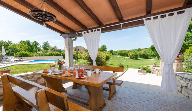 Vintage home with swimming pool and large backyard
