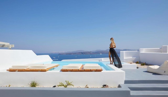 w Villa Elagua - Akrotiri - A Stunning 2 Bedroom Villa - Infinity Pool