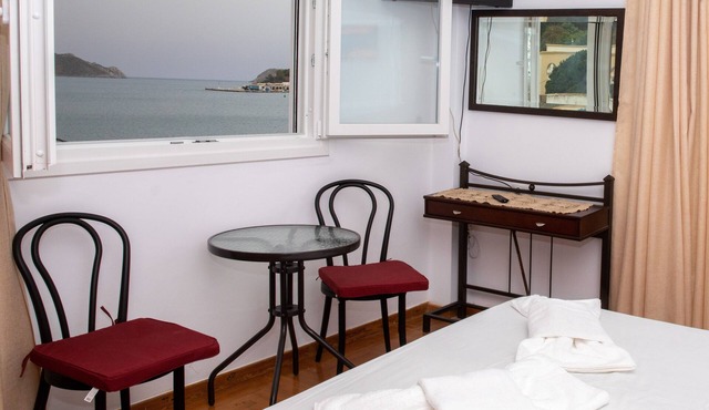 White Heaven. Near the Marina Lakki and a Wonderful View of the Port.