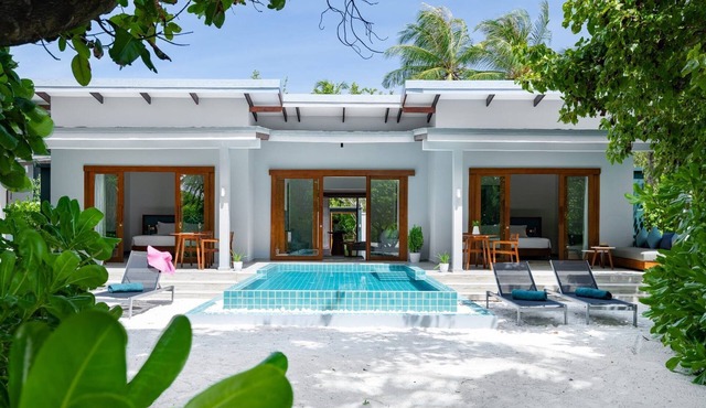 Wonderful Maldives 2 Bedroom Beachfront Villa | Villa Nala | Breathtaking Sea.