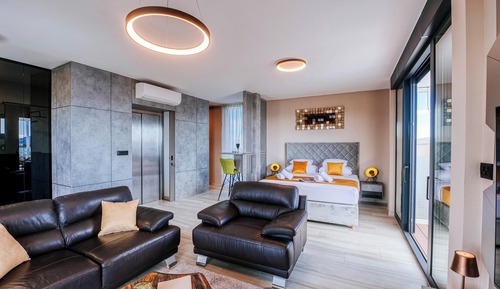 Panoramic Apartment, 1 Bedroom, Hot Tub, Sea View