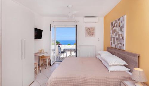 Studio Apartment with Balcony and Sea View