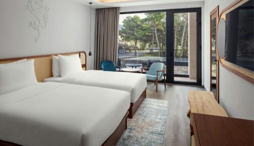 Double Room with Balcony - Pine Room/Park View